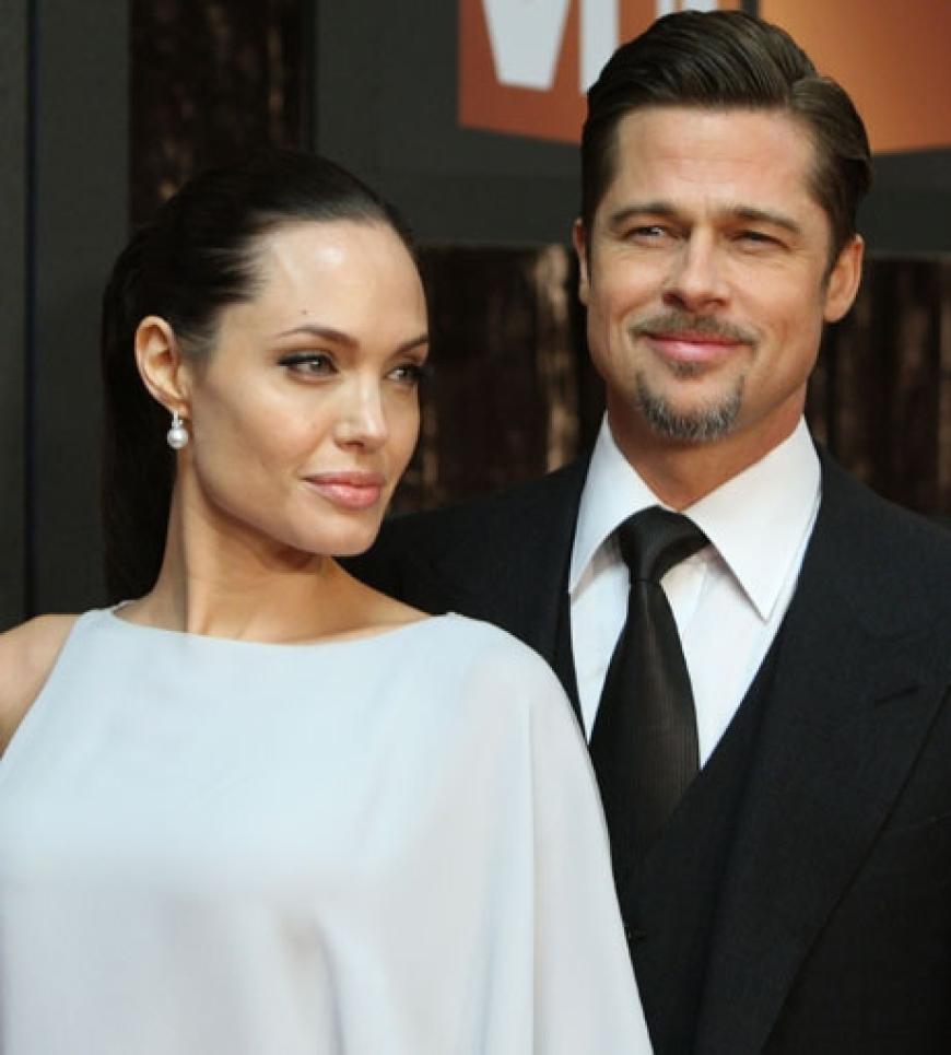 Angelina Jolie und Brad Pitt.