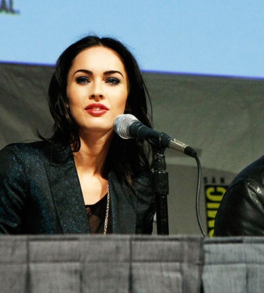Megan Fox diskutiert mit dem Publikum