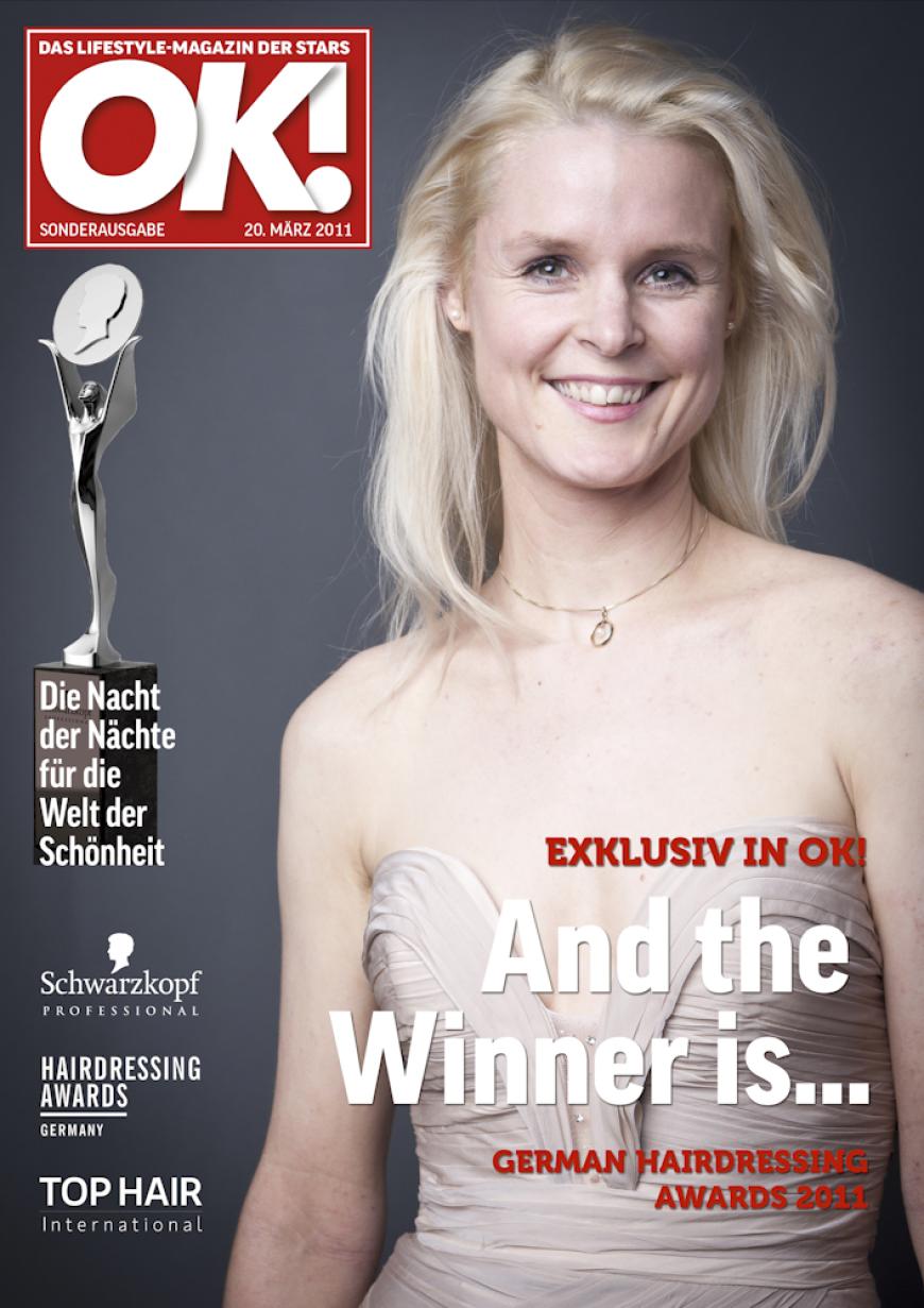 Einmal im Leben das Cover der OK! zieren! Für die Gäste des „German Hairdressing Award 2012“ wurde dieses Traum Wirklichkeit. Jeder Gast des Gala-Abends konnte an einem persönlichen OK! Fotoshooting teilnehmen - und die tollen Ergebnisse sehen Sie hier! Viel Spaß beim Durchklicken!