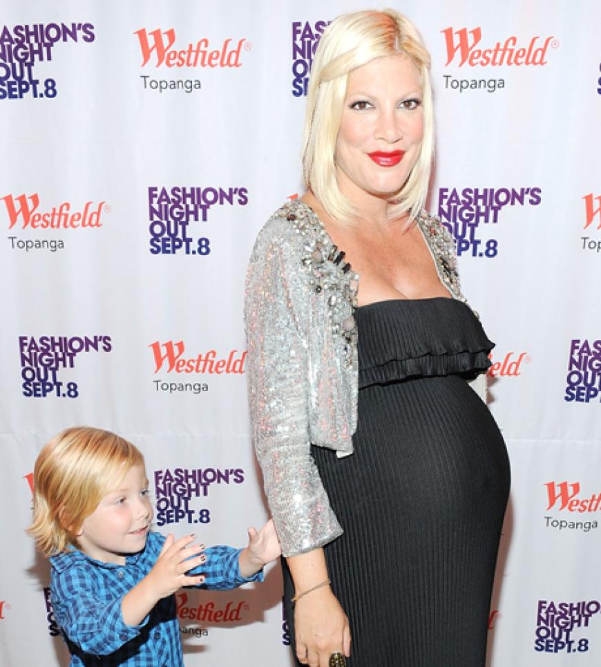 Hochschwanger: Tori Spelling