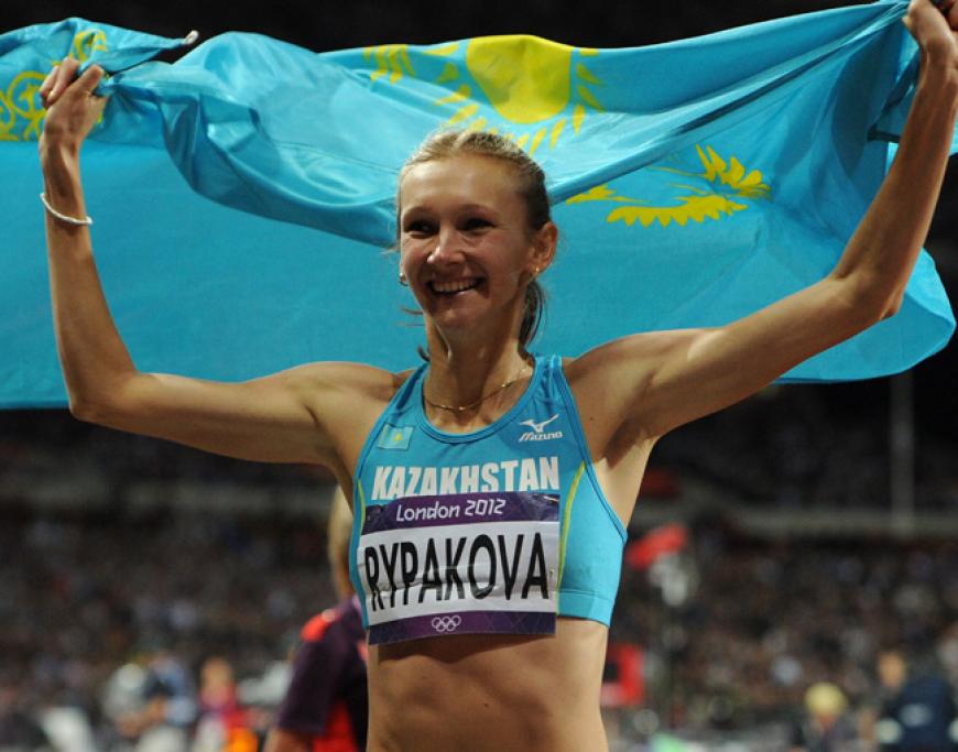 Kasachstan klotzt: Das Land zahlt die höchsten Prämien für seine Olympiasieger. Joy Olga Rypakova gehört ebenfalls zu den Glücklichen