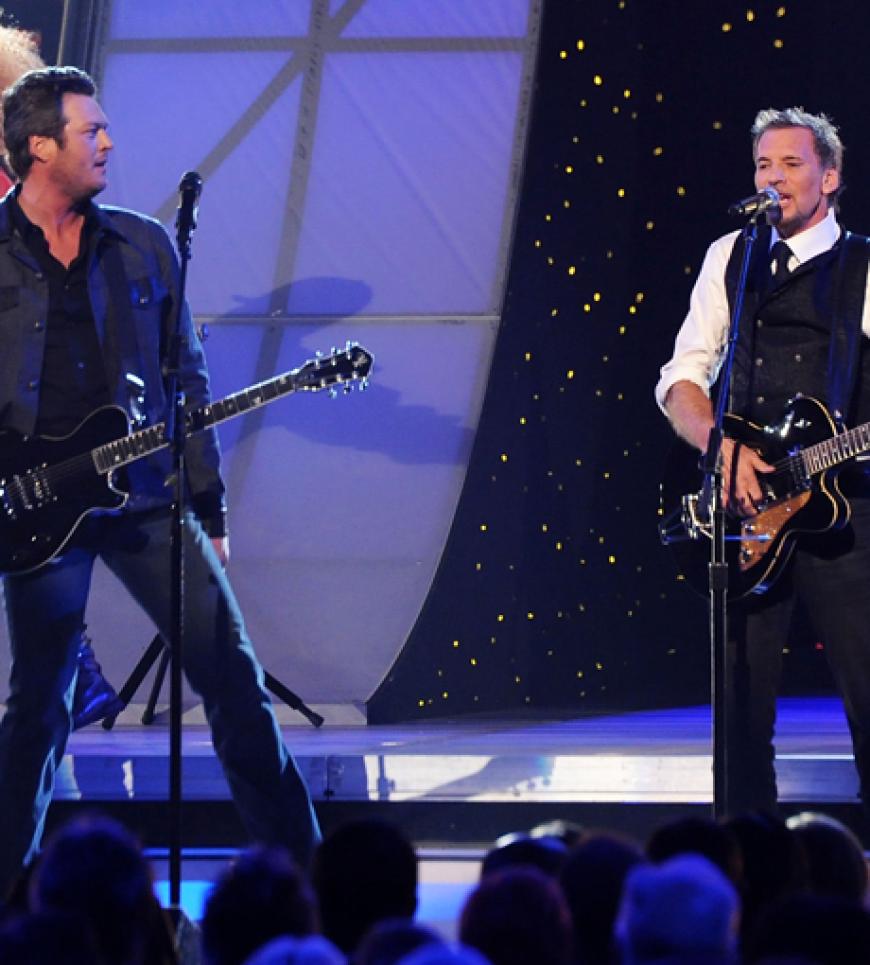 Coole Performance: Blake Shelton und Kenny Loggins