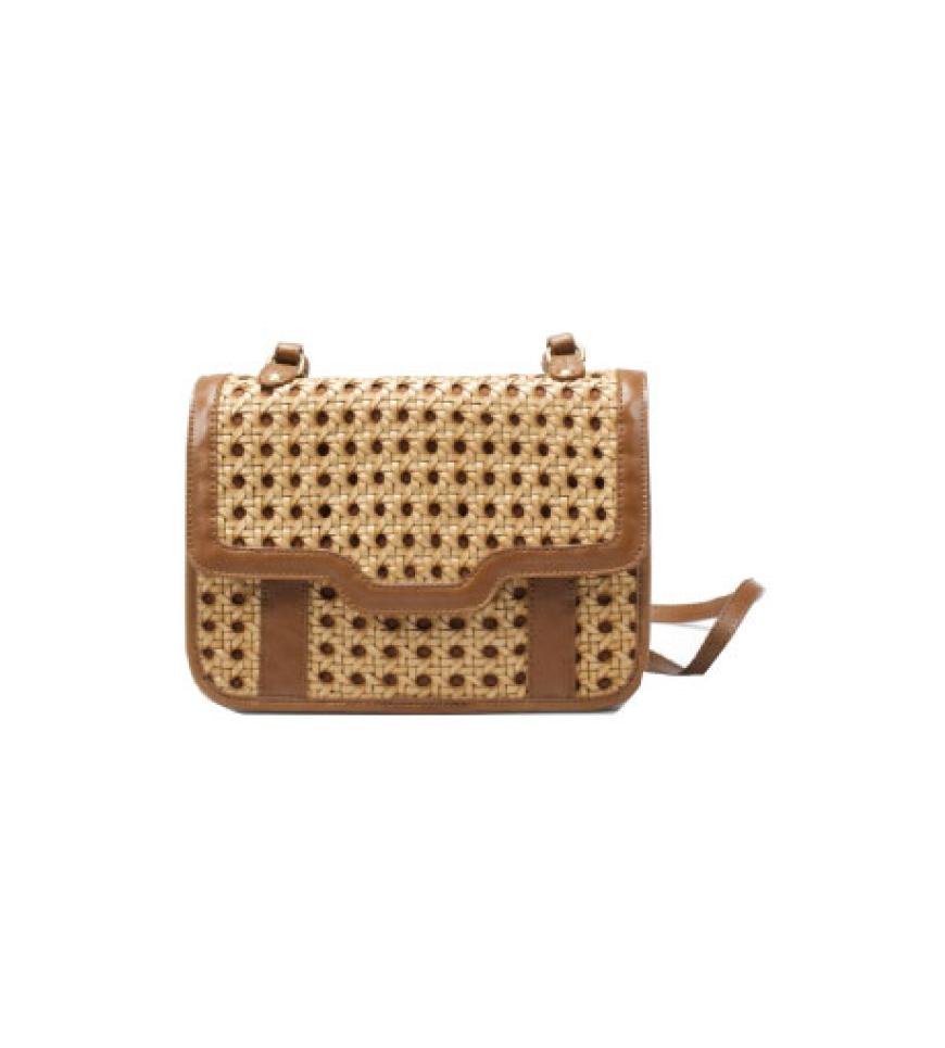 Tasche in Flecht-Optik von Zara, ca. 30 Euro