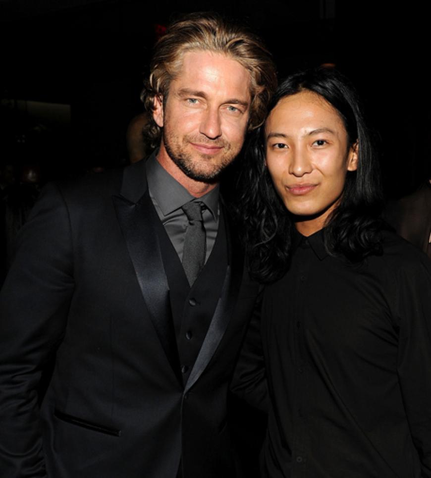 Auf der Aftershow Party feierten Gerard Butller und Alexander Wang zusmamen