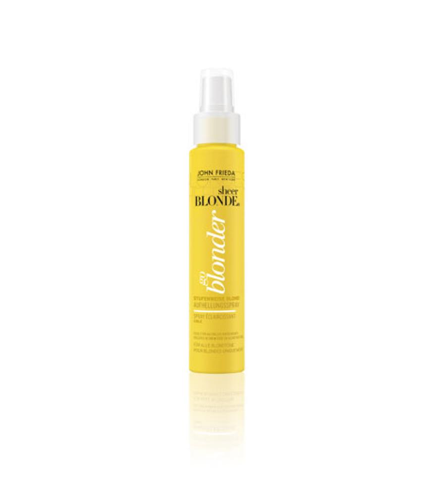Blonds have more fun! Mit dem Aufhellungsspray wird man dank Citrus und Kamille um bis zu 5 Blondstufen heller. So steht dem versprochenen Spaß nichts mehr im Weg!