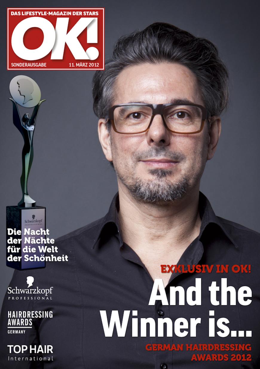Einmal im Leben das Cover der OK! zieren! Für die Gäste des „German Hairdressing Award 2012“ wurde dieses Traum Wirklichkeit. Jeder Gast des Gala-Abends konnte an einem persönlichen OK! Fotoshooting teilnehmen - und die tollen Ergebnisse sehen Sie hier! Viel Spaß beim Durchklicken!