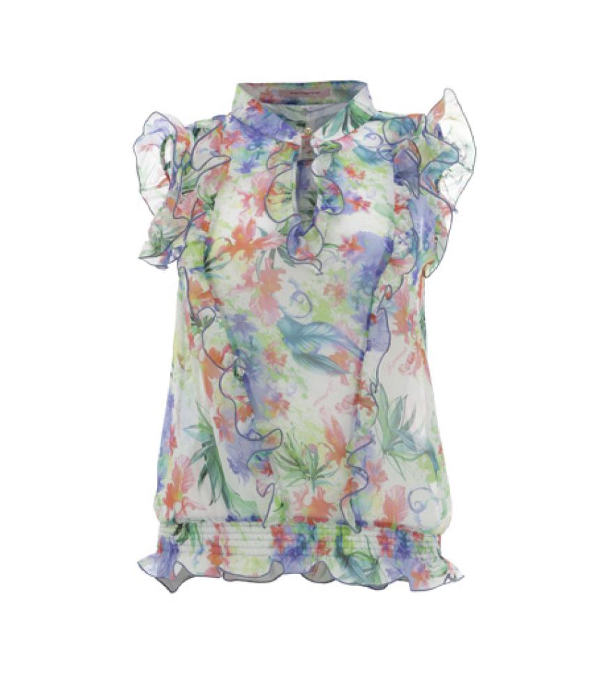 Das sexy Shirt von Fornarina ist semi-transparent. Unser Liebling für laue Sommerabende! Erhältlich über frontlineshop.com, ca. 100 Euro