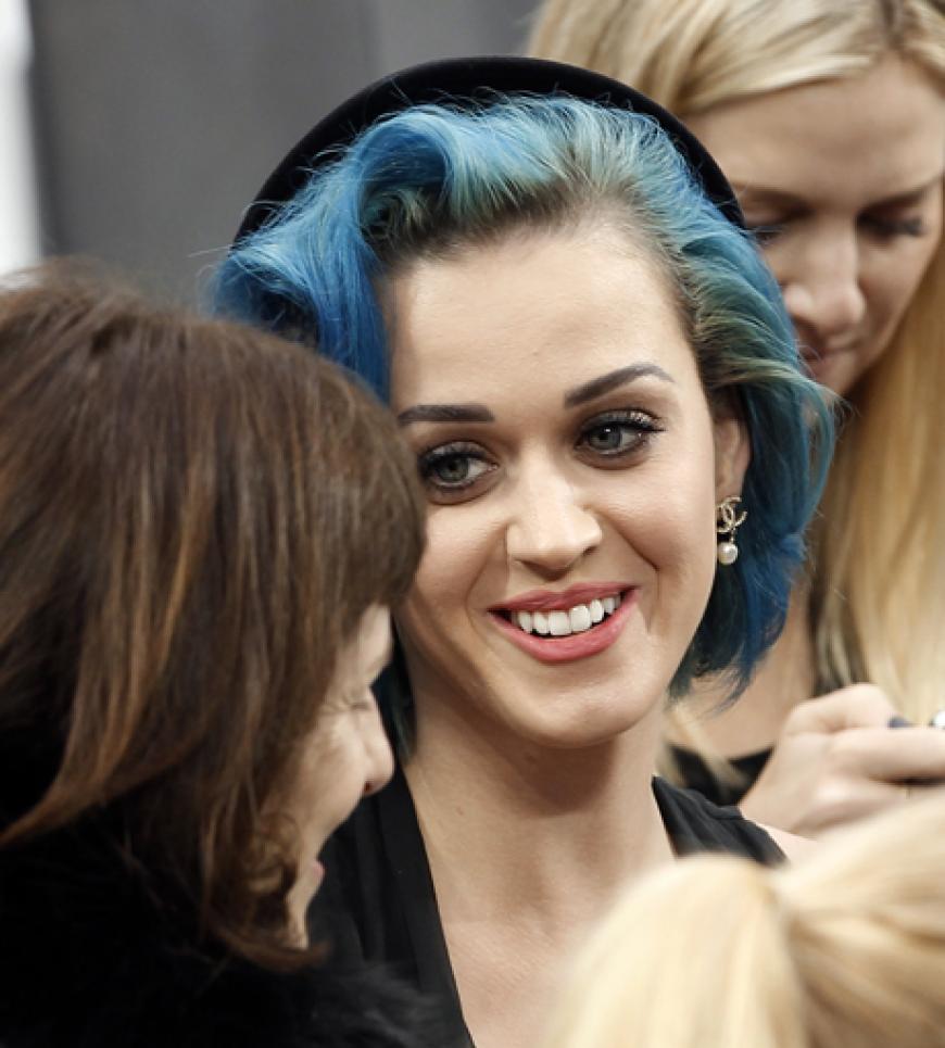 Ebenfalls bei Chanel gesichtet: Katy Perry!