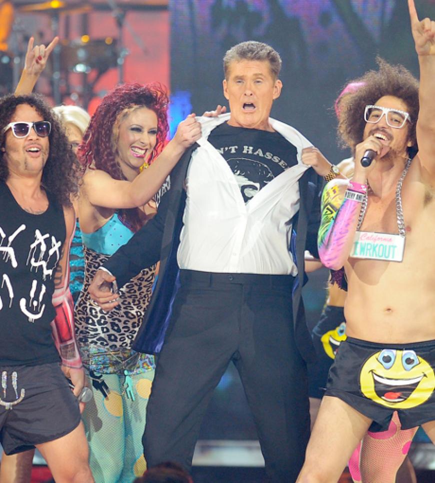 SkyBlu und Redfoo von
