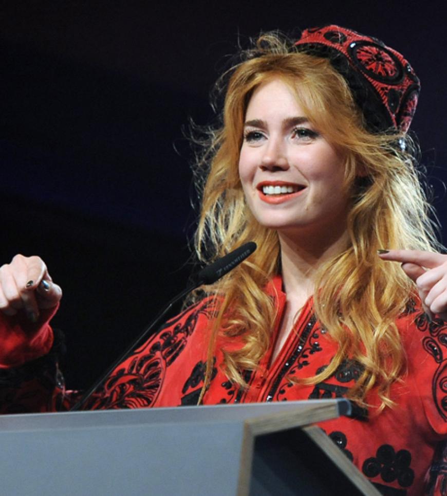 Gut gelaunt wie immer: Palina Rojinski
