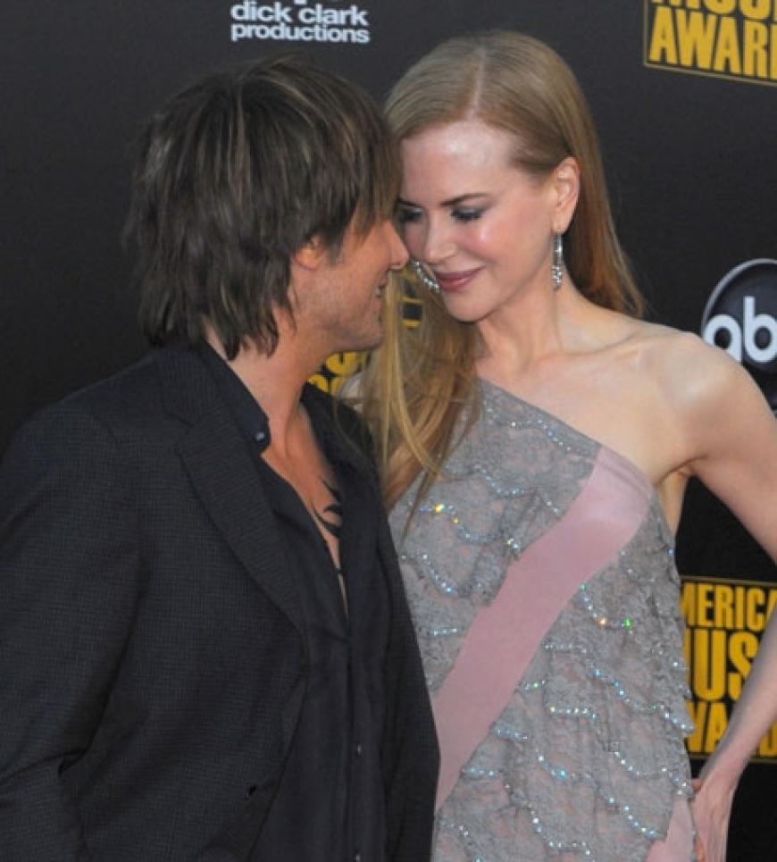 Keith Urban und Ehefrau Nicole Kidman tauschten heiße Blicke aus