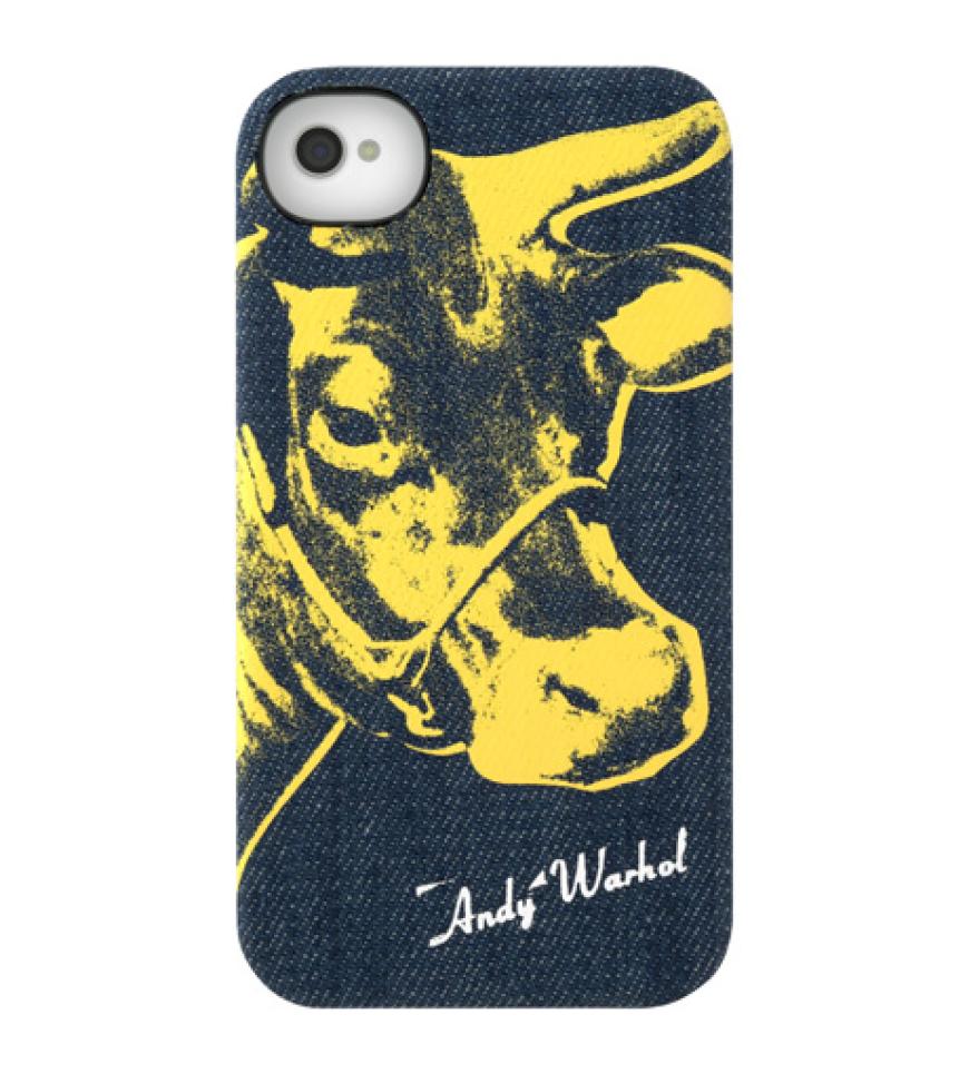 Muuuuh macht die Kuh. Und Siri? Die freut sich über ein Iphone-Case mit Pop Art Kuh-Print von Andy Warhol, über goincase.com, ca. 35 Euro
