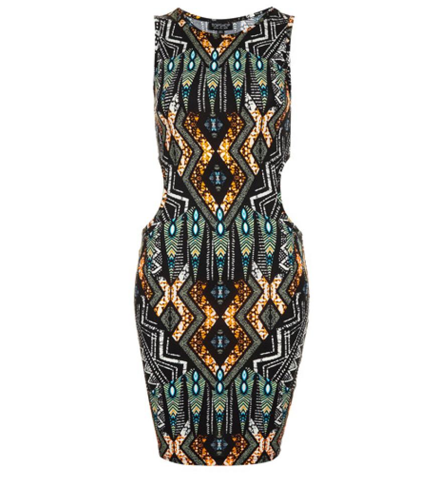 Vorsicht heiß! Mit diesem Kleid werden nicht wir, aber sicher alle anderen ins Schwitzen geraten. Über topshop.com, ca. 35 Euro
