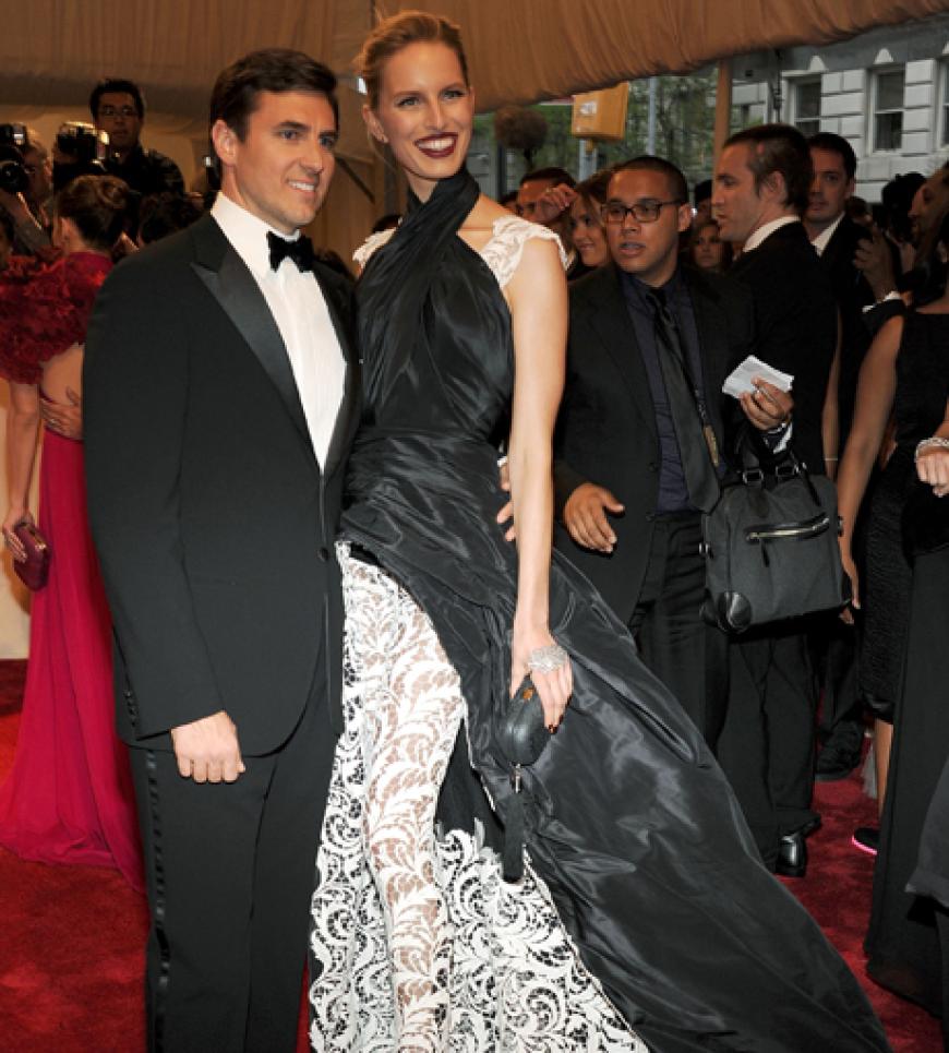 Topmodel Karolina Kurkova mit ihrem Partner Archie Drury