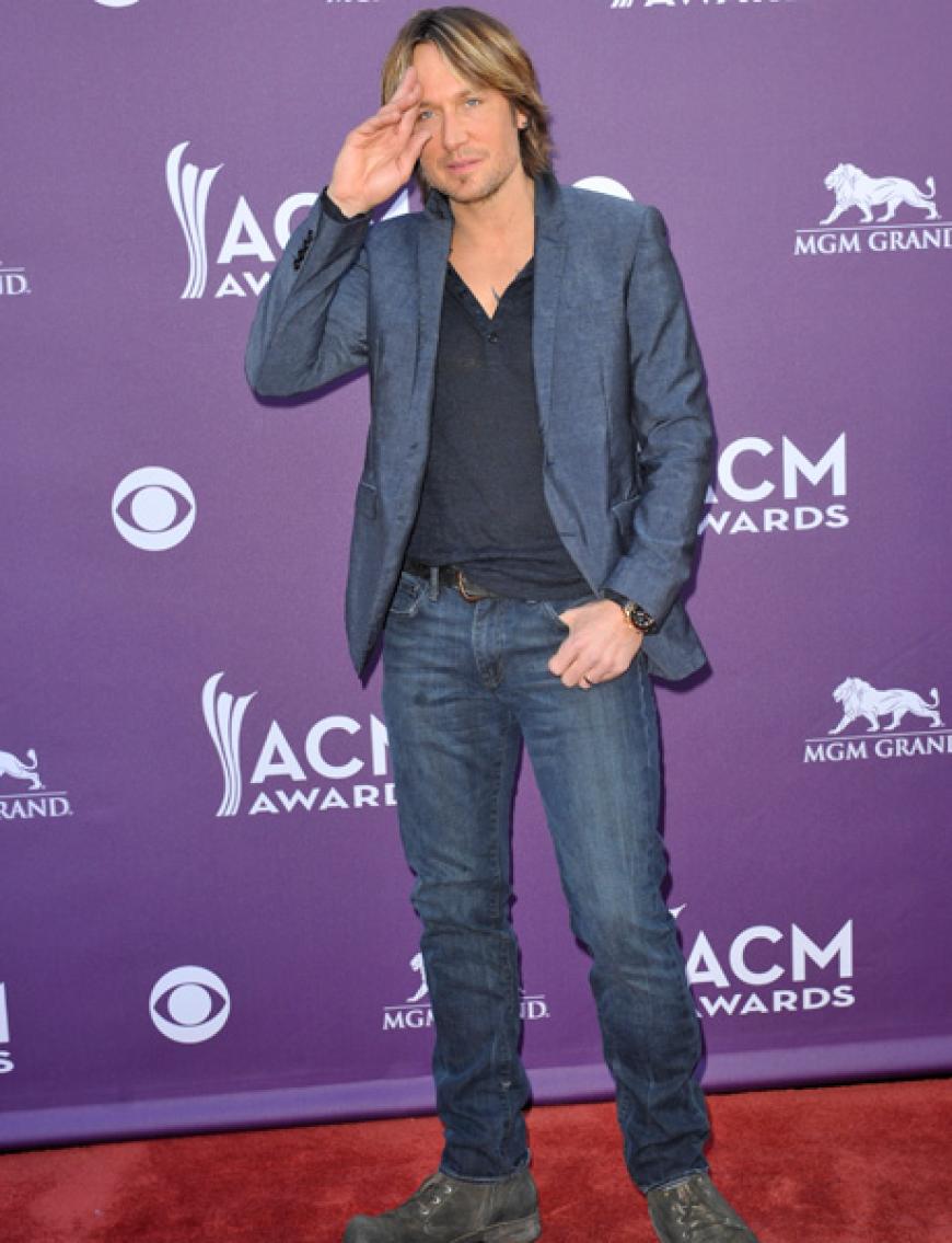 Country-Star Keith Urban kam leider ohne seine Frau Nicole Kidman
