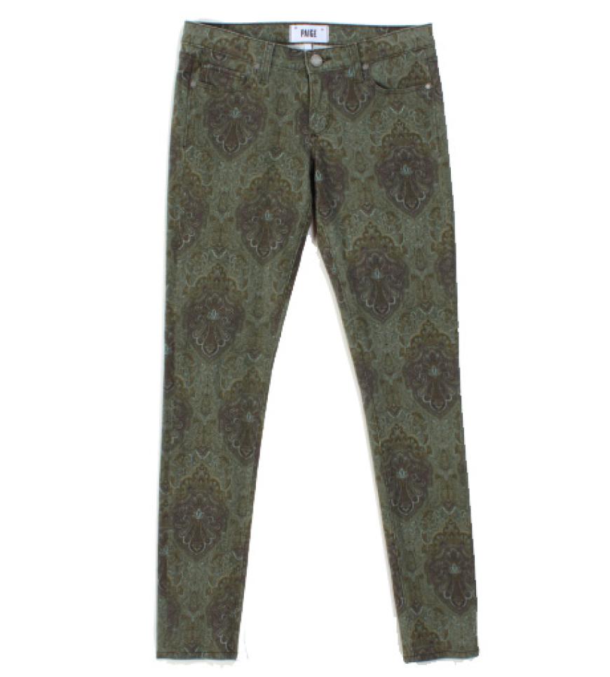 Ultra Skinny mit großem Brokat-Muster von Paige, ca. 245 Euro