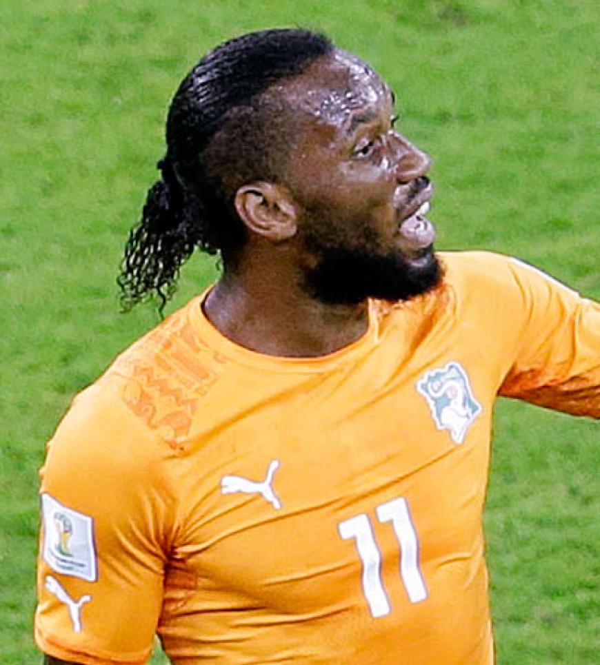 Vokuhila-Look: Didier Drogba von der Elfenbeinküste