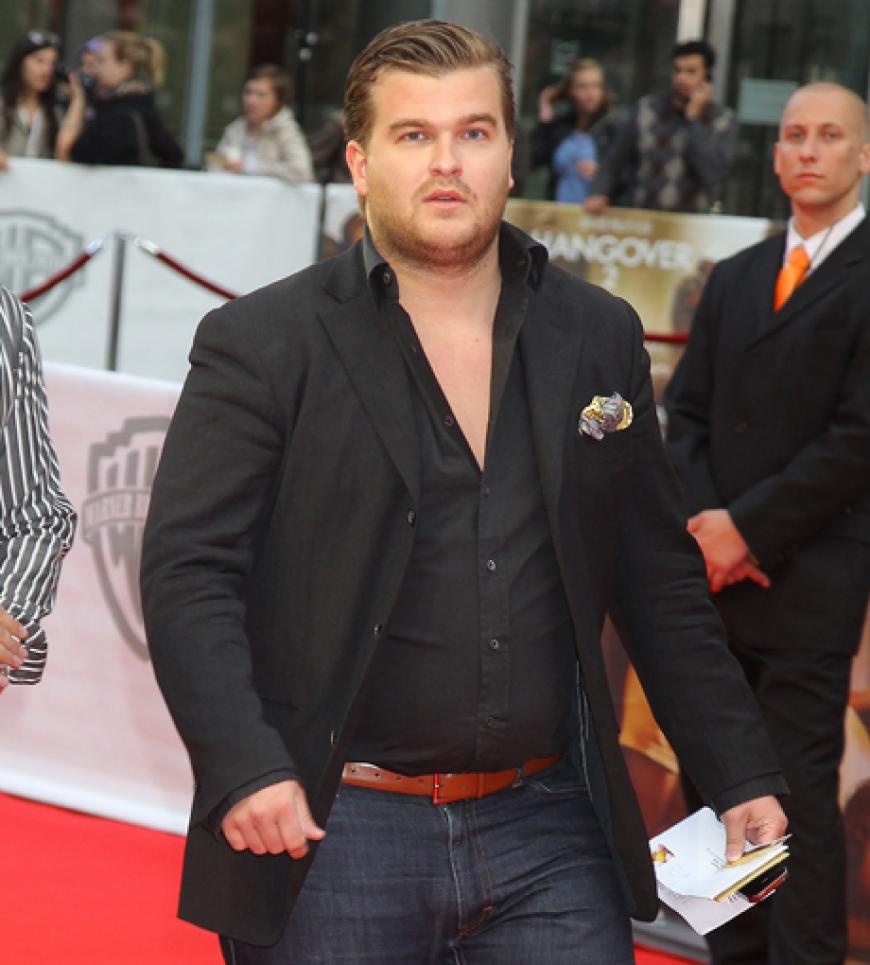Gregor Nebel hetzte eilig über den Roten Teppich