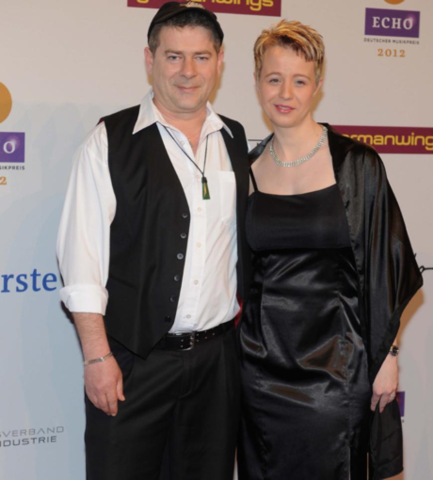 Michael Hirte mit Begleitung