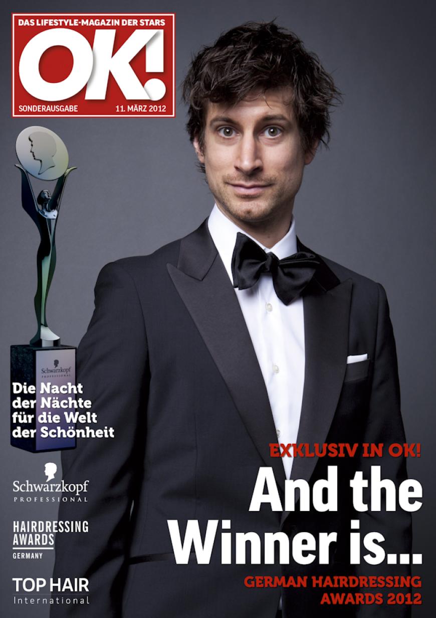 Einmal im Leben das Cover der OK! zieren! Für die Gäste des „German Hairdressing Award 2012“ wurde dieses Traum Wirklichkeit. Jeder Gast des Gala-Abends konnte an einem persönlichen OK! Fotoshooting teilnehmen - und die tollen Ergebnisse sehen Sie hier! Viel Spaß beim Durchklicken!
