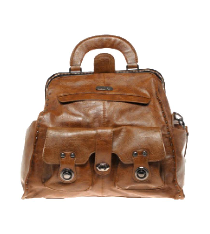 Henkeltaschen sind Klassiker, ein Styling-Partner fürs Leben. Zeitlos schön können sie immer wieder mit aktuellen Trends kombiniert werden. Retro-Optik mit kurzem Tragegriff von Asos, ca. 110 Euro