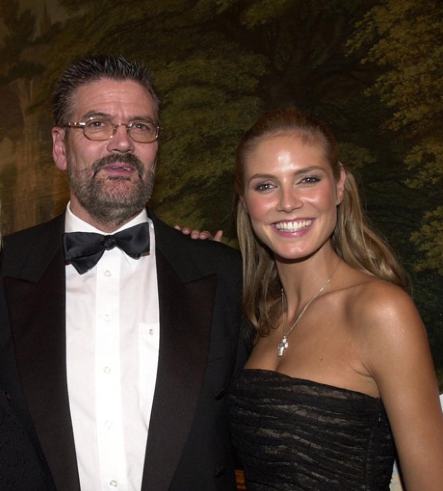 Heidi Klum strahlt neben ihrem Vater Günther - ein Bild aus dem Jahr 2007