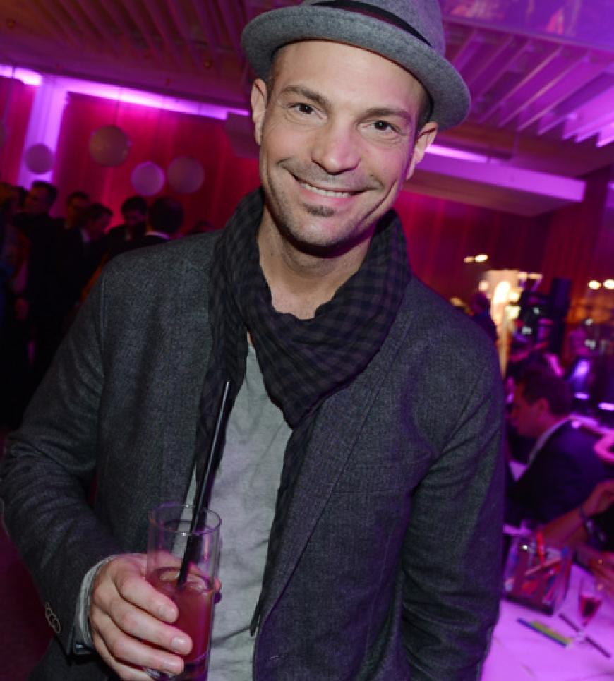 Prost! Sänger Roger Cicero auf der After-Show-Party