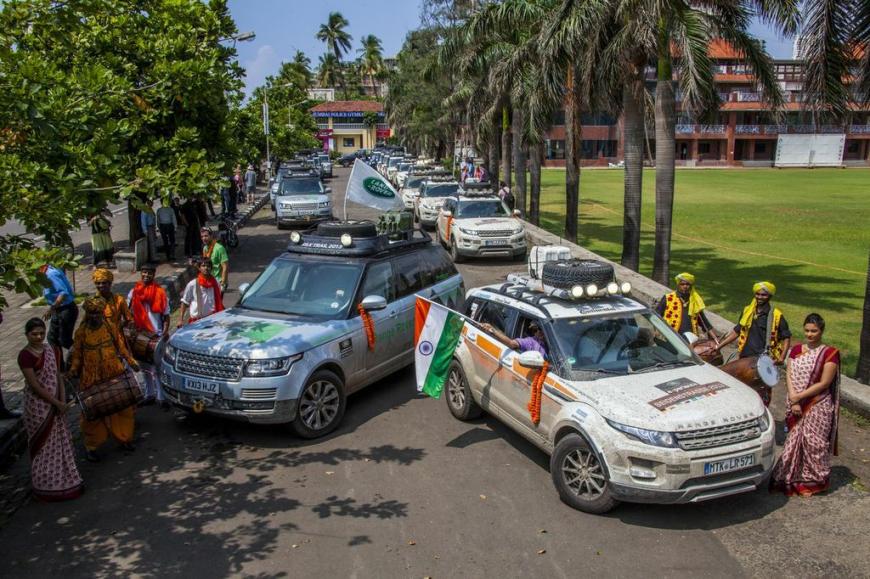 Ankunftsparty in Mumbai: Die Land Rover Experience auf der Seidenstraße ist geschafft