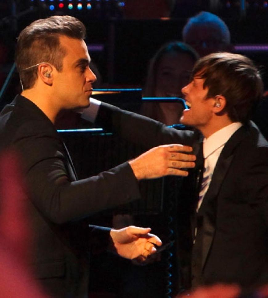 Früher waren sie die besten Freunde, heute stehen sie sich immer noch sehr nahe: Robbie Williams und Mark Owen