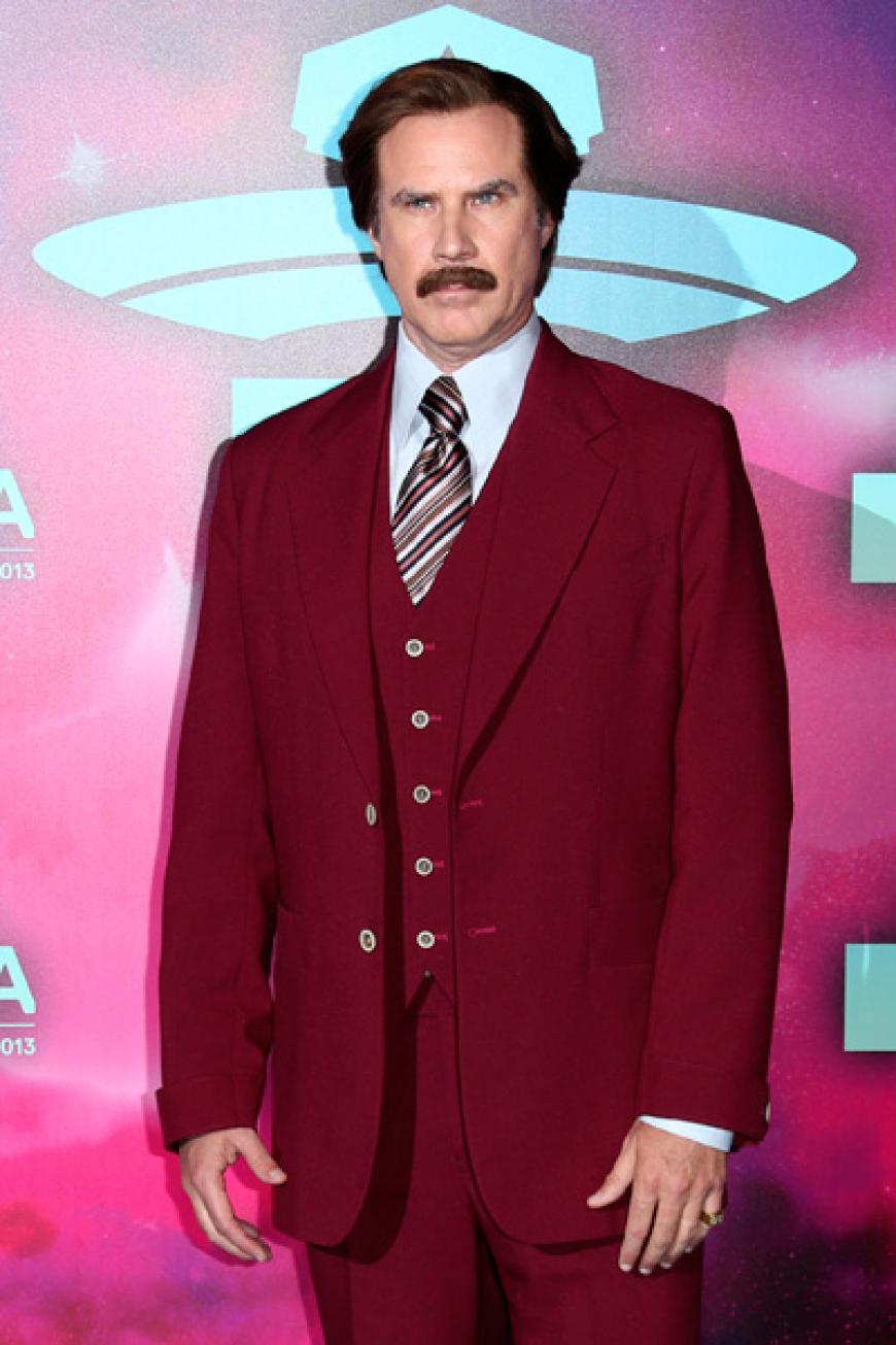 Schauspieler Will Ferrell als Ron Burgundy