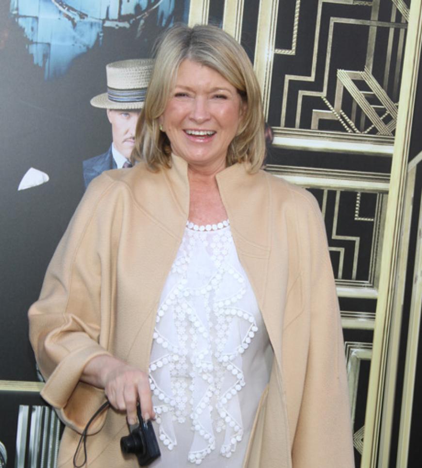 Auch Ex-Knacki und TV-Star Martha Stewart konnte sich die Premiere nicht entgehen lassen