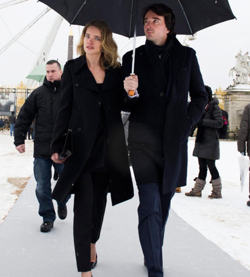 Das russische Supermodel Natalia Vodianova mit ihrem steinreichen Mann, dem Unternehmer Antoine Arnault