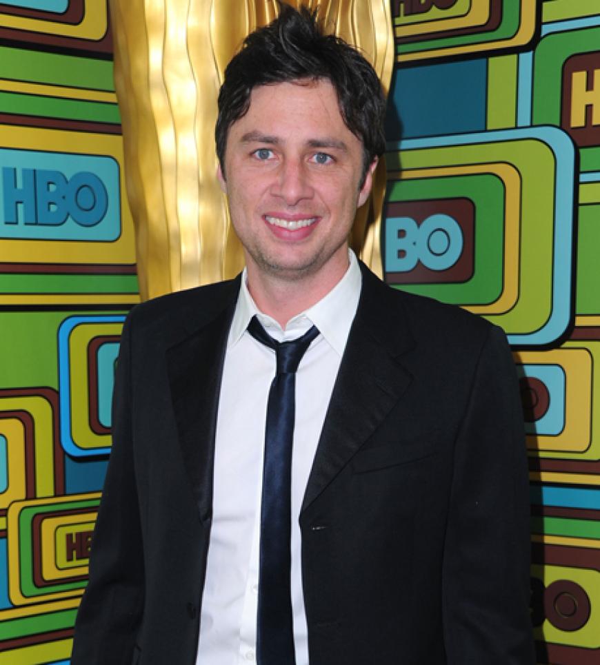 Schauspieler und Regisseur Zach Braff konnte sich das große Event natürlich nicht entgehen lassen