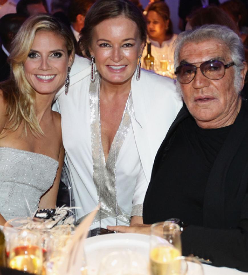 Heidi Klum, Roberto Cavalli, Eva Cavalli