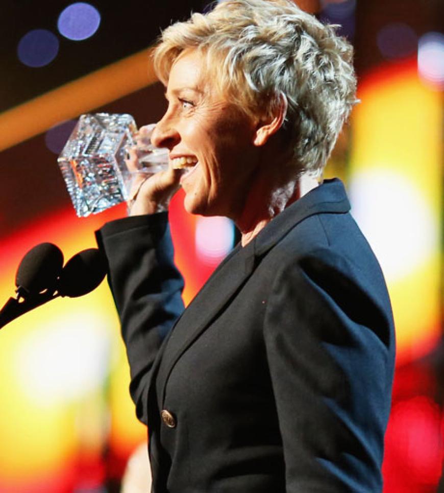Konnte ihr Glück kaum fassen: Ellen DeGeneres wurde zum
