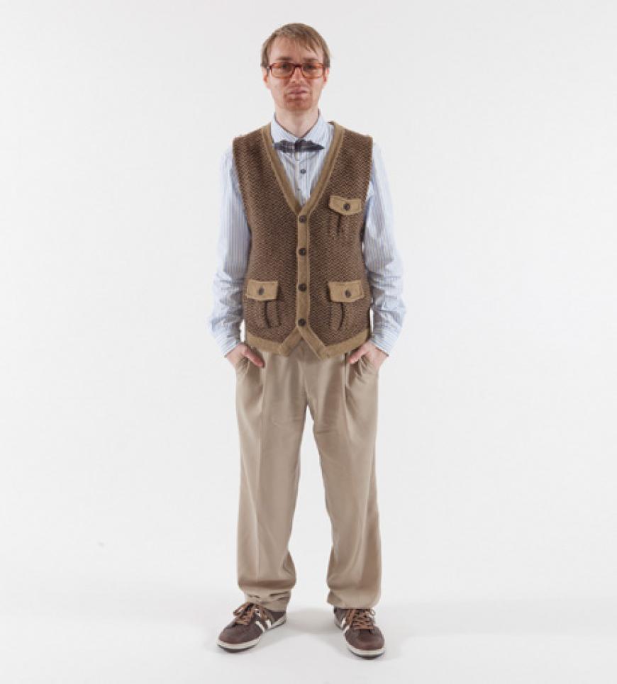 Das große Finale: In der vierten Folge wurden die restlichen Nerds umgestylt. Nerd Kevin vor dem großen Umstyling