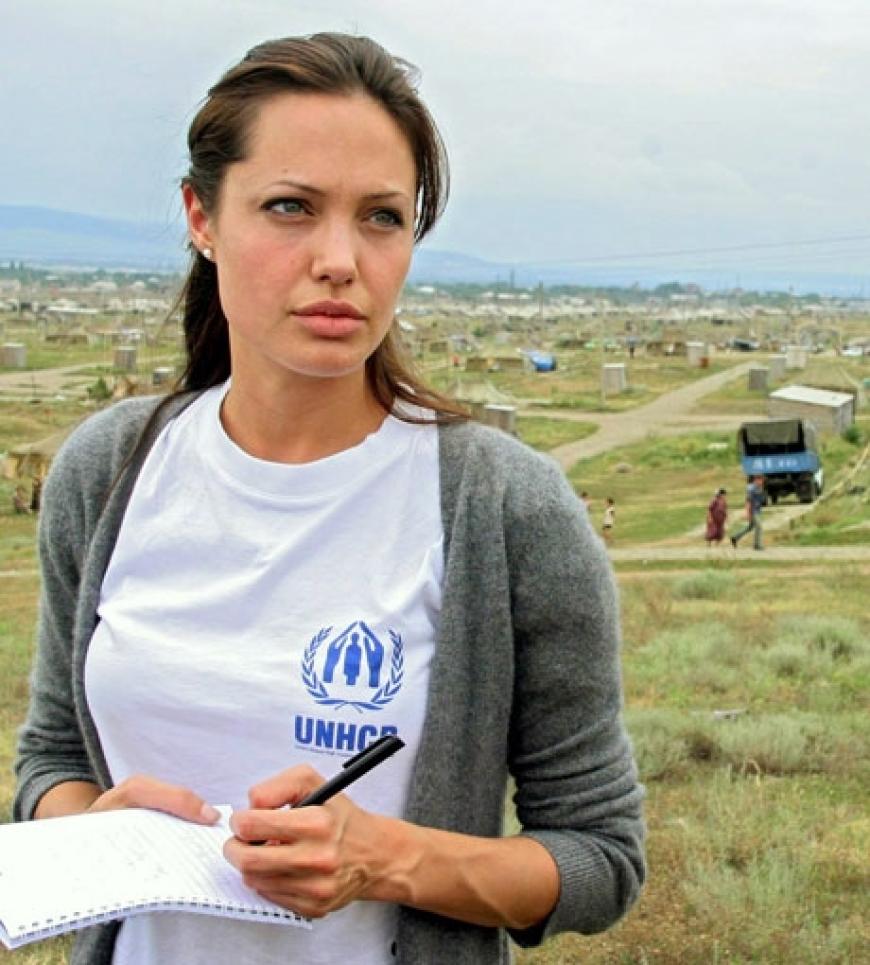 Angelina Jolie engagiert sich für UNHCR