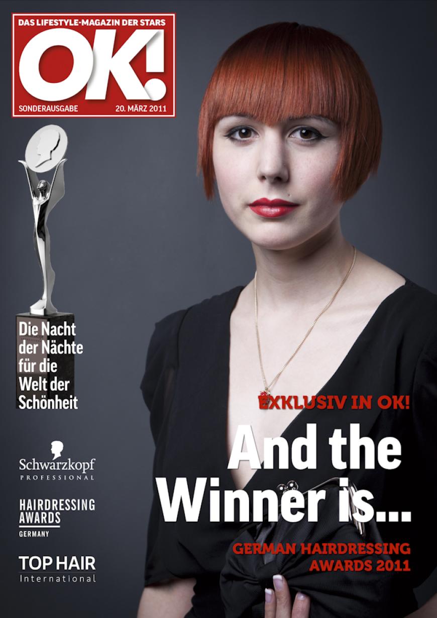 Einmal im Leben das Cover der OK! zieren! Für die Gäste des „German Hairdressing Award 2012“ wurde dieses Traum Wirklichkeit. Jeder Gast des Gala-Abends konnte an einem persönlichen OK! Fotoshooting teilnehmen - und die tollen Ergebnisse sehen Sie hier! Viel Spaß beim Durchklicken!