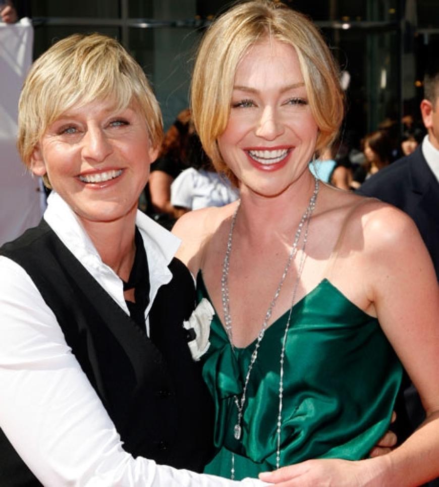 Ellen Degeneres und Portia de Rossi gaben sich ebenfalls das Ja-Wort