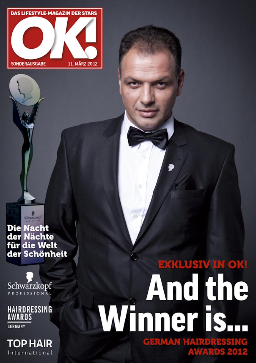 Einmal im Leben das Cover der OK! zieren! Für die Gäste des „German Hairdressing Award 2012“ wurde dieses Traum Wirklichkeit. Jeder Gast des Gala-Abends konnte an einem persönlichen OK! Fotoshooting teilnehmen - und die tollen Ergebnisse sehen Sie hier! Viel Spaß beim Durchklicken!