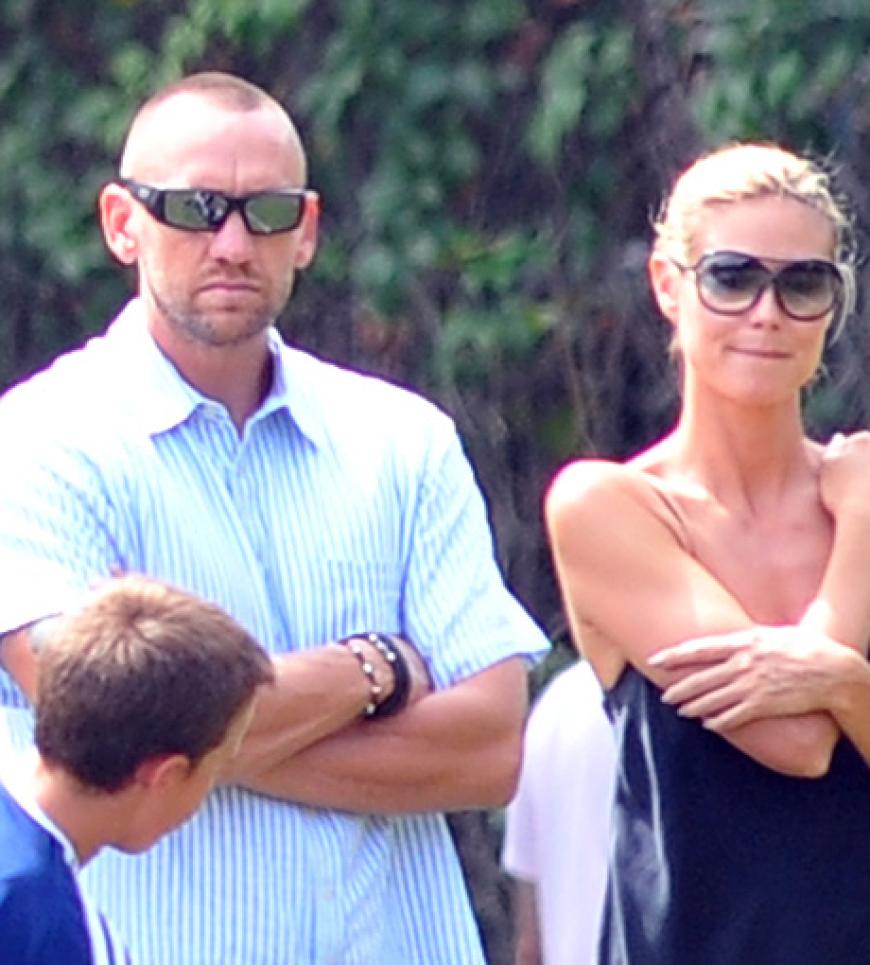 Und auch Heidi Klum zeigt sich mit einem neuen Mann an ihrer Seite. Ihr Neuer ist auch gleichzeitig ihr Bodyguard Martin Kristen