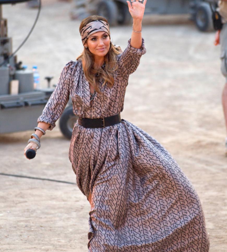 Superstar Jennifer Lopez war ein Gast der ZDF-Sendung...