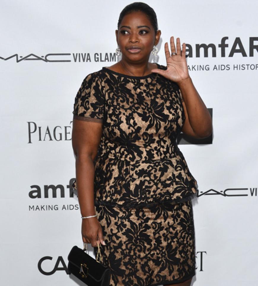 Hi! Oscar-Preisträgerin Octavia Spencer bei der amfAR Gala