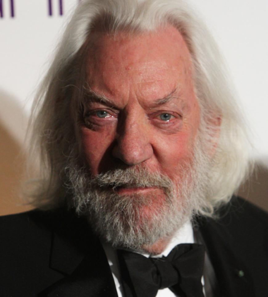 Kam auch nach London: Der Schauspieler Donald Sutherland