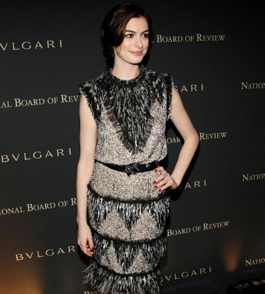 Anne Hathaway bei gestern Abend bei der