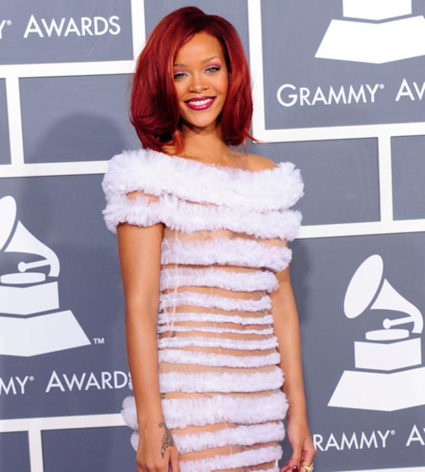 Rihanna griff bei den Grammys ordentlich daneben
