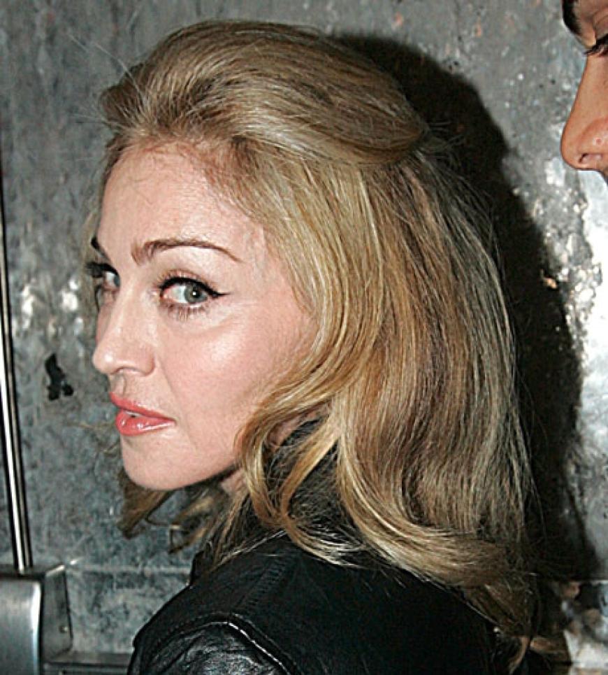 Glatt gebügelt: Madonnas Gesicht ist fast faltenfrei