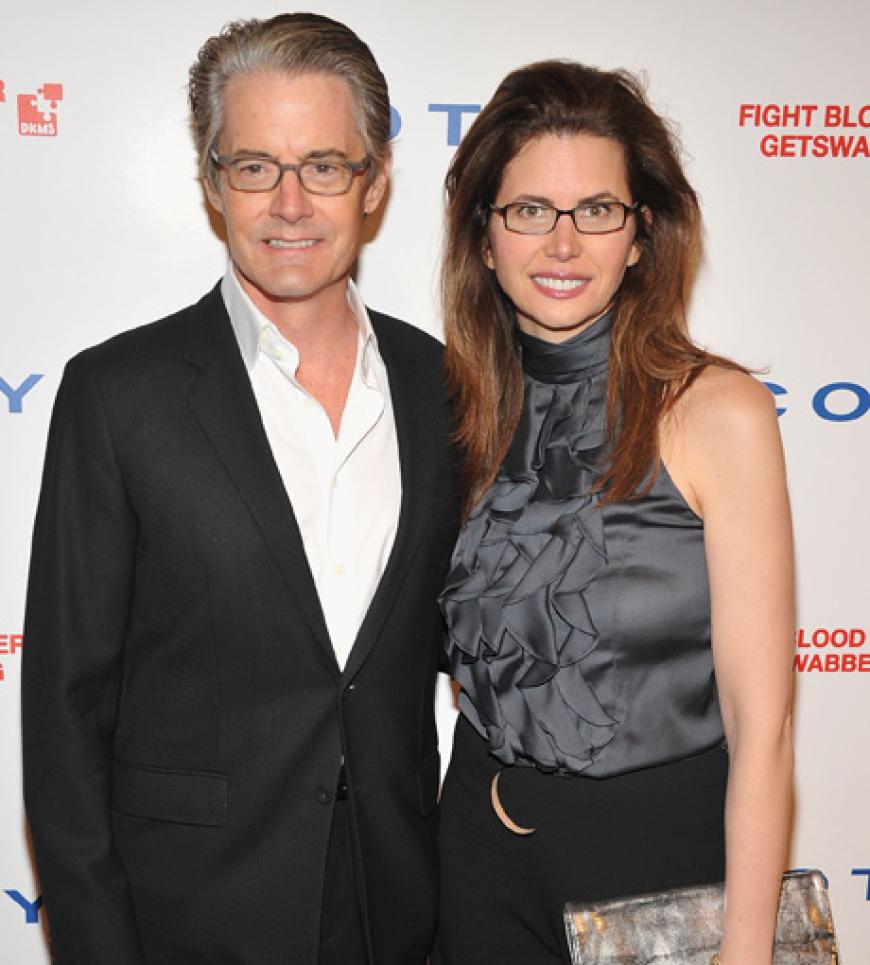 Schauspieler Kyle MacLachlan mit seiner Frau Desiree Gruber