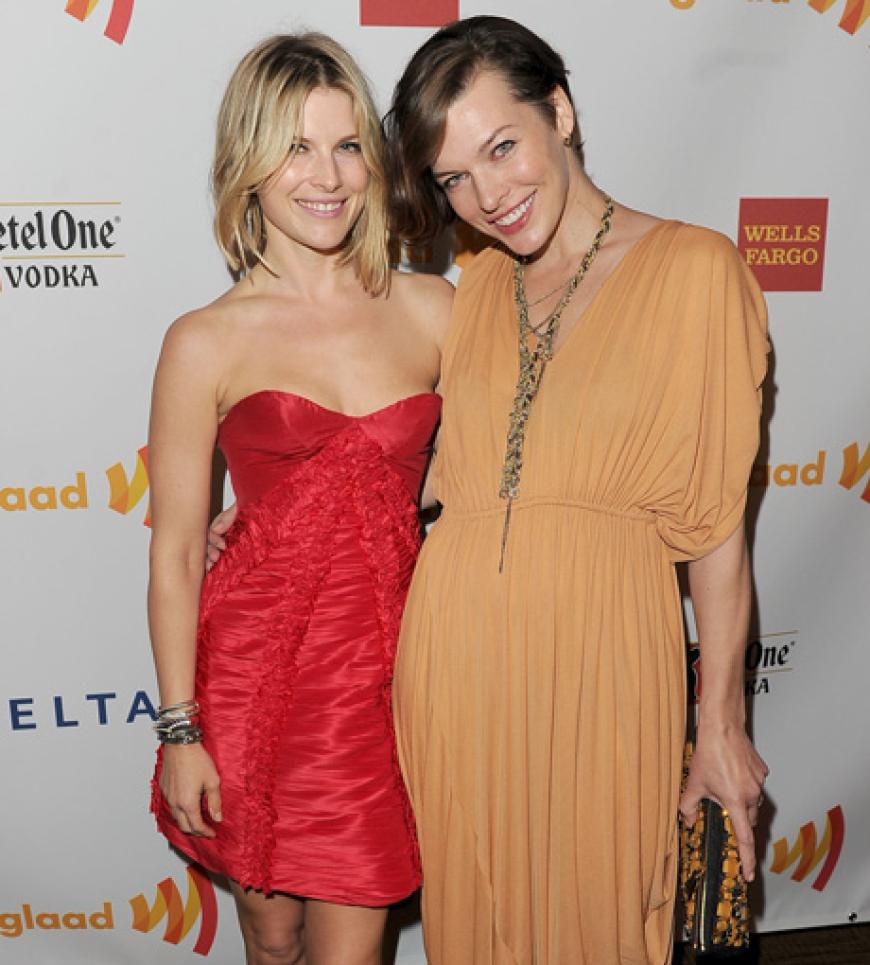 Hübsch! Ali Larter und Milla Jovovich