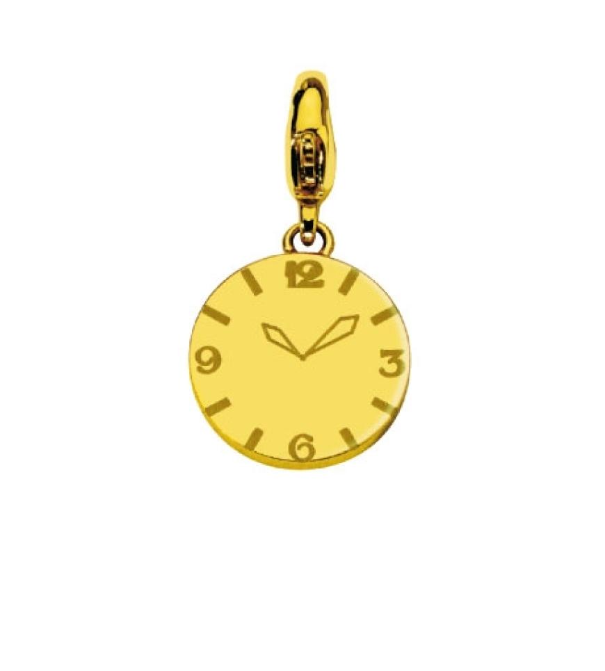 Kettenanhänger in Form eines Ziffernblatts aus Gelbgold von Cartier, ca. 380 Euro